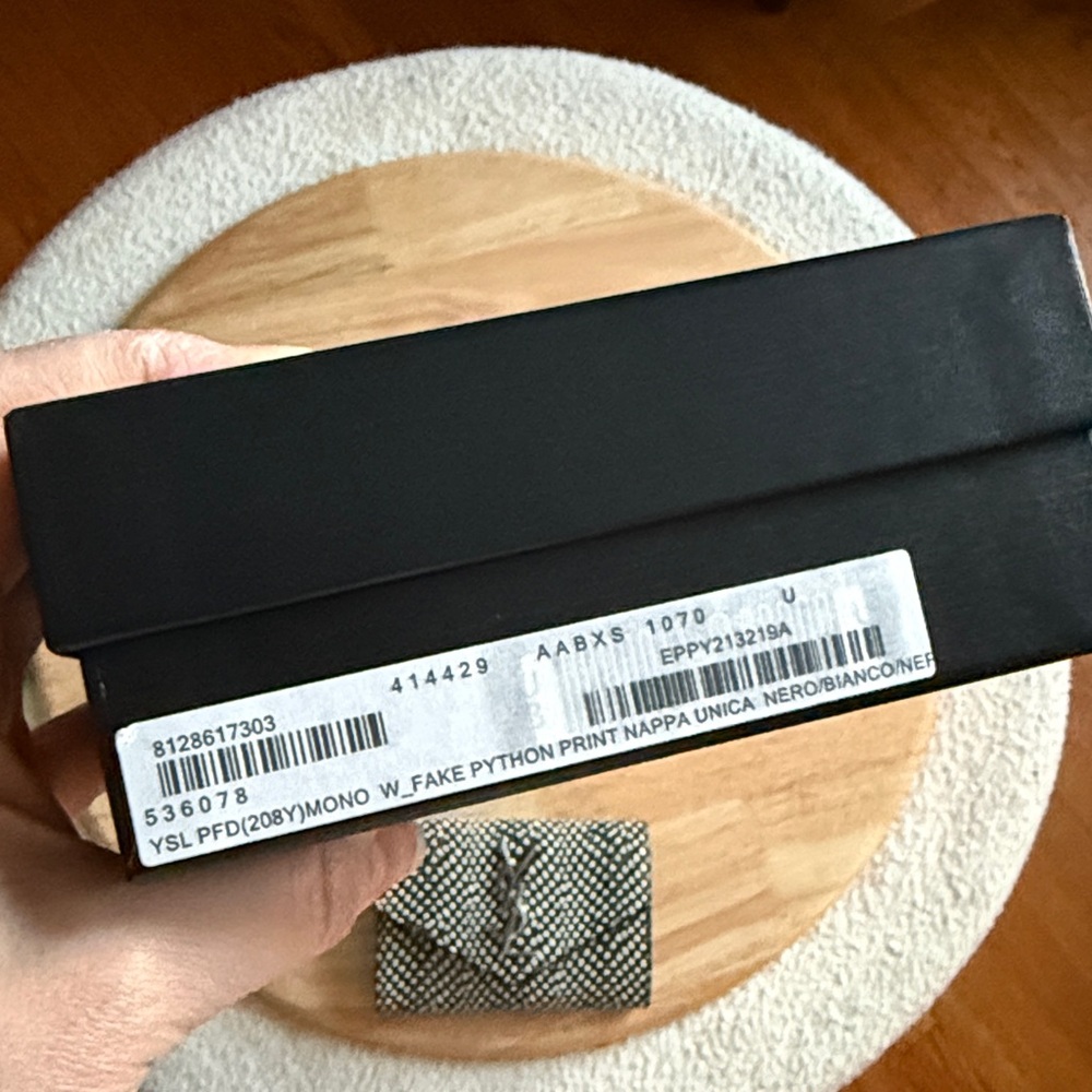 Saint Laurent Cassandra Python Wallet - image 2